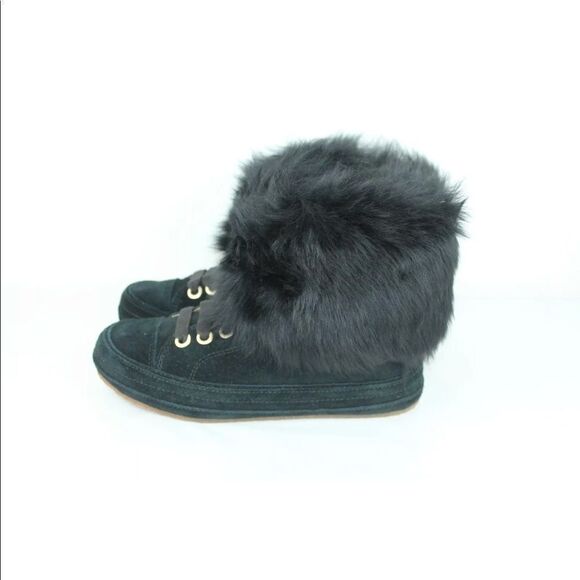 UGG ANTOINE MONGOLIAN FLUFFY FUR WOMENS SNEAKERS - Picture 3 of 8